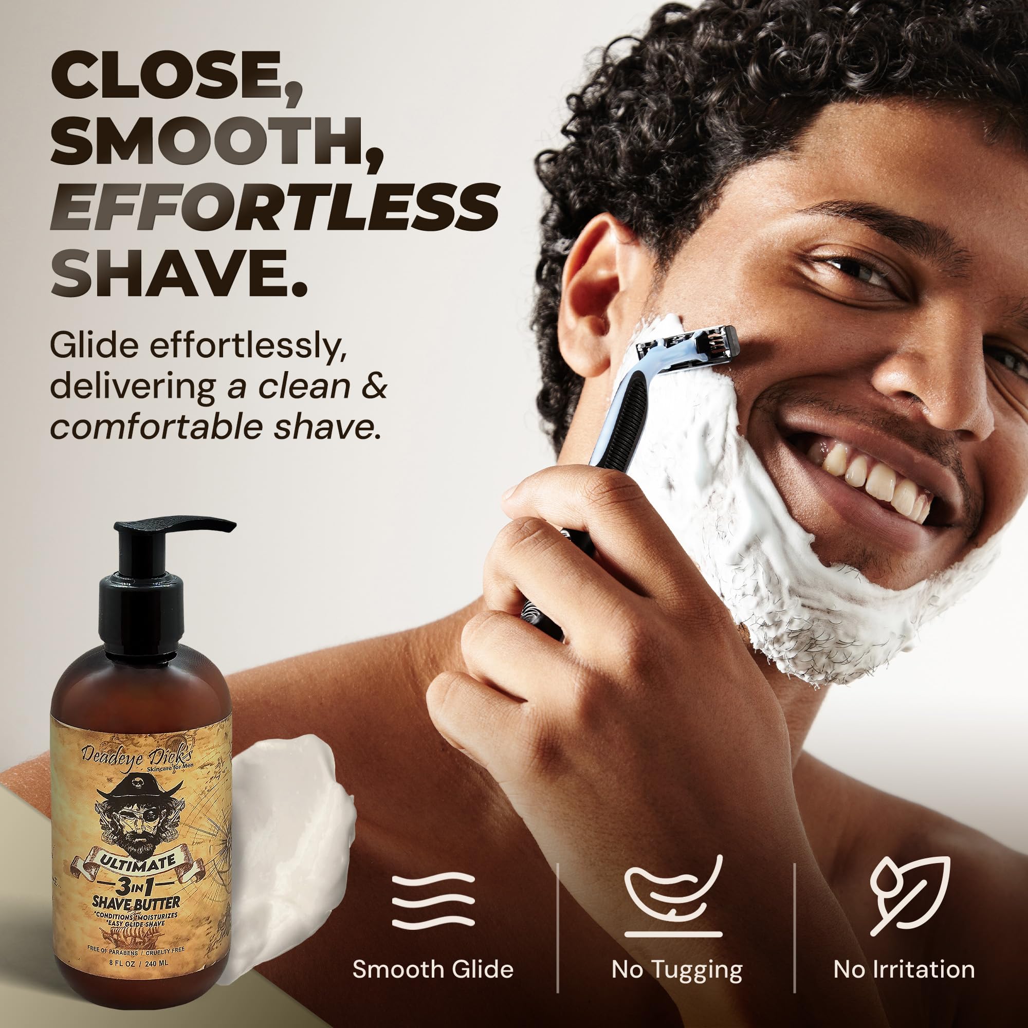 DeadeyeDick's 3-in-1 Shave Butter for Men